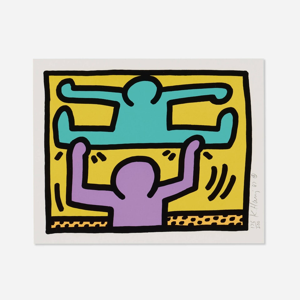 Untitled (from the Pop Shop I portfolio) by Keith Haring