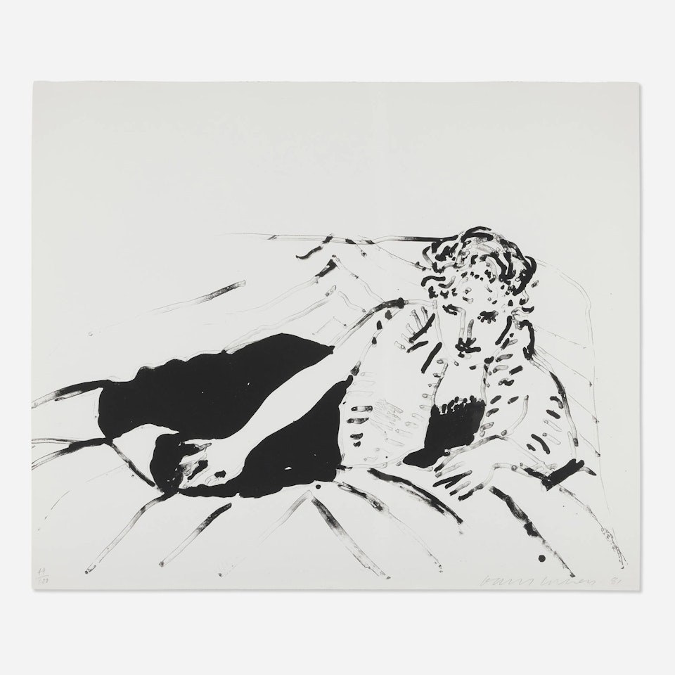 Big Celia Print #1 by David Hockney