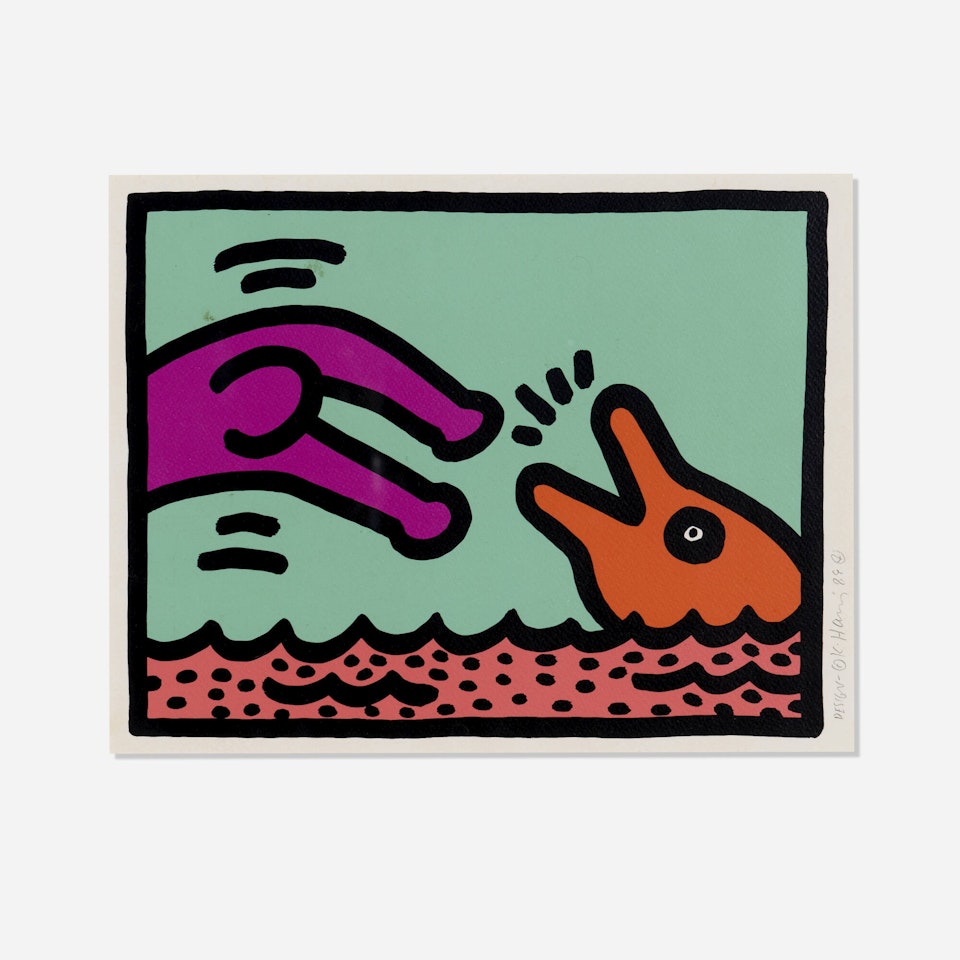 Untitled (from the Pop Shop V portfolio) by Keith Haring