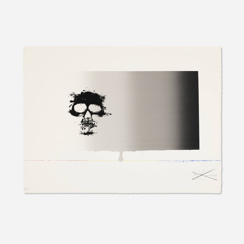 Untitled (Skull) (from the Reality & Paradoxes portfolio) by Jasper Johns