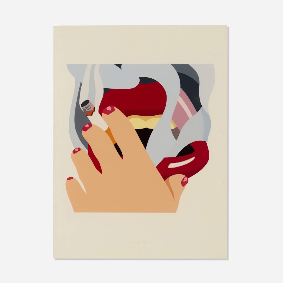 Smoker (from the An American Portrait portfolio) by Tom Wesselmann