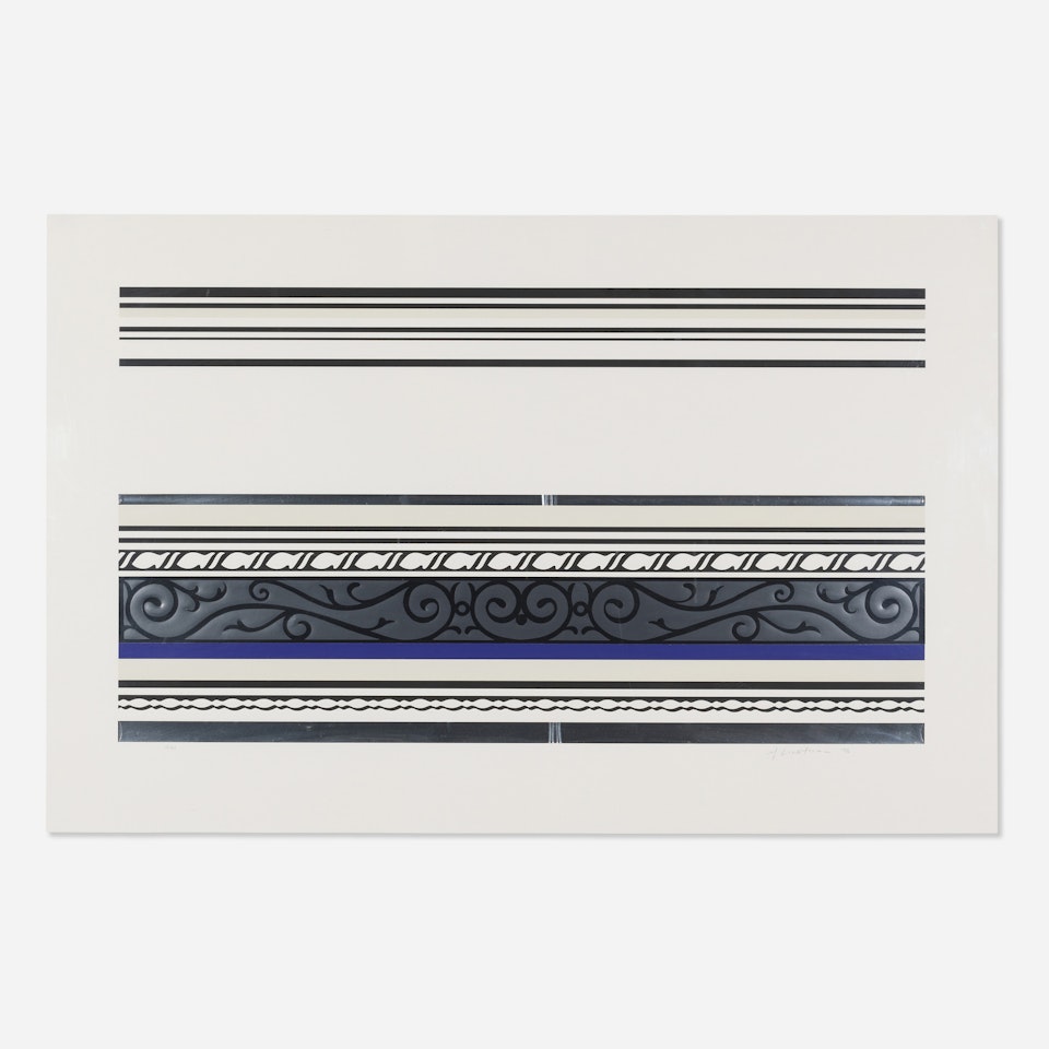 Entablature IX (from the Entablature series) by Roy Lichtenstein