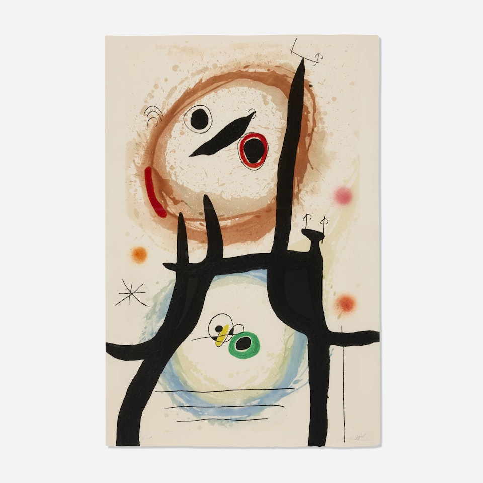 La femme Angora by Joan Miró