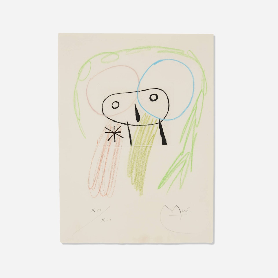 Untitled (from the La bague d"Aurore portfolio) by Joan Miró