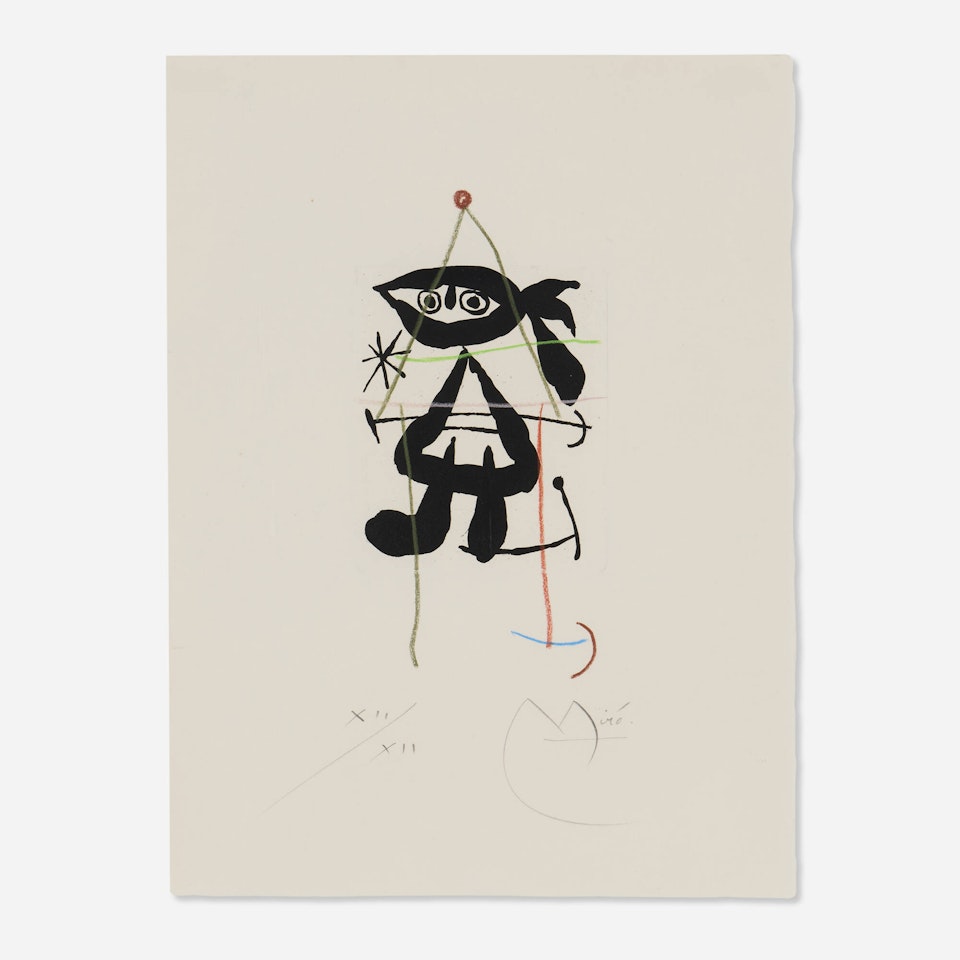 Untitled (from the La bague d"Aurore portfolio) by Joan Miró
