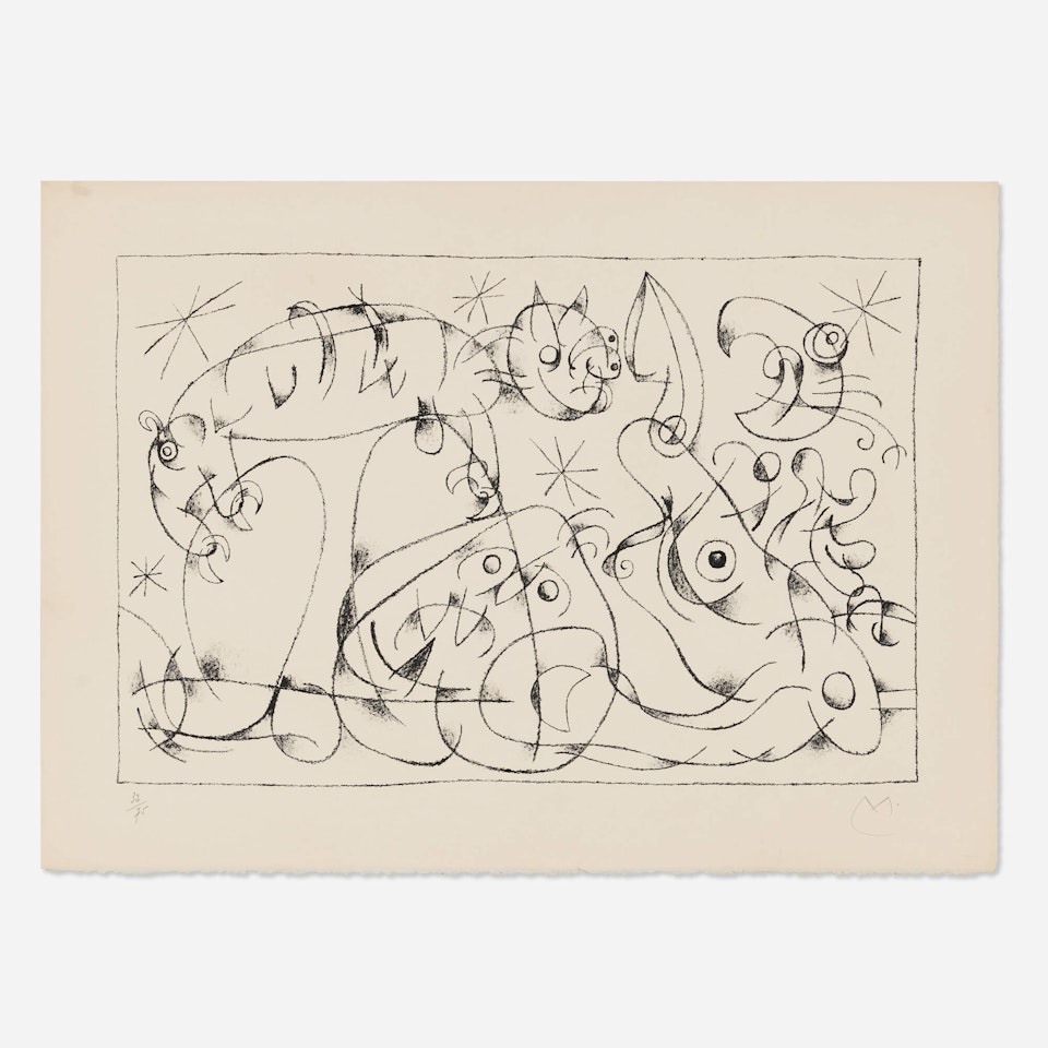Untitled (from the Suites pour Ubu Roi portfolio) by Joan Miró