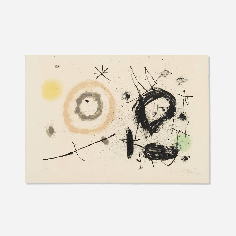 Untitled (from the Bouquet de rêves pour Neila portfolio) by Joan Miró