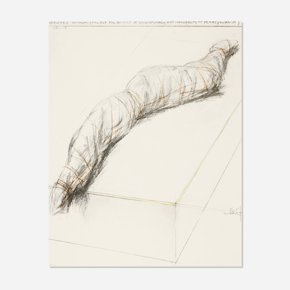 Wrapped Woman (Project for the Institute of Contemporary Art, Philadelphia) by Christo