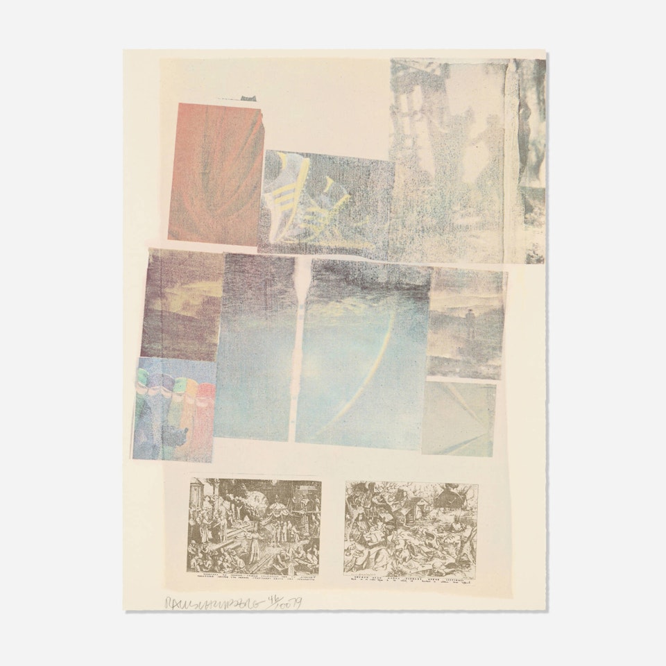 People Have Enough Problems (from the Suite of Nine Prints portfolio) by Robert Rauschenberg