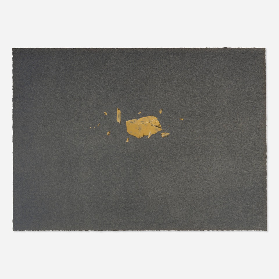 Exploding Cheese (from the Various Cheeses series) by Ed Ruscha