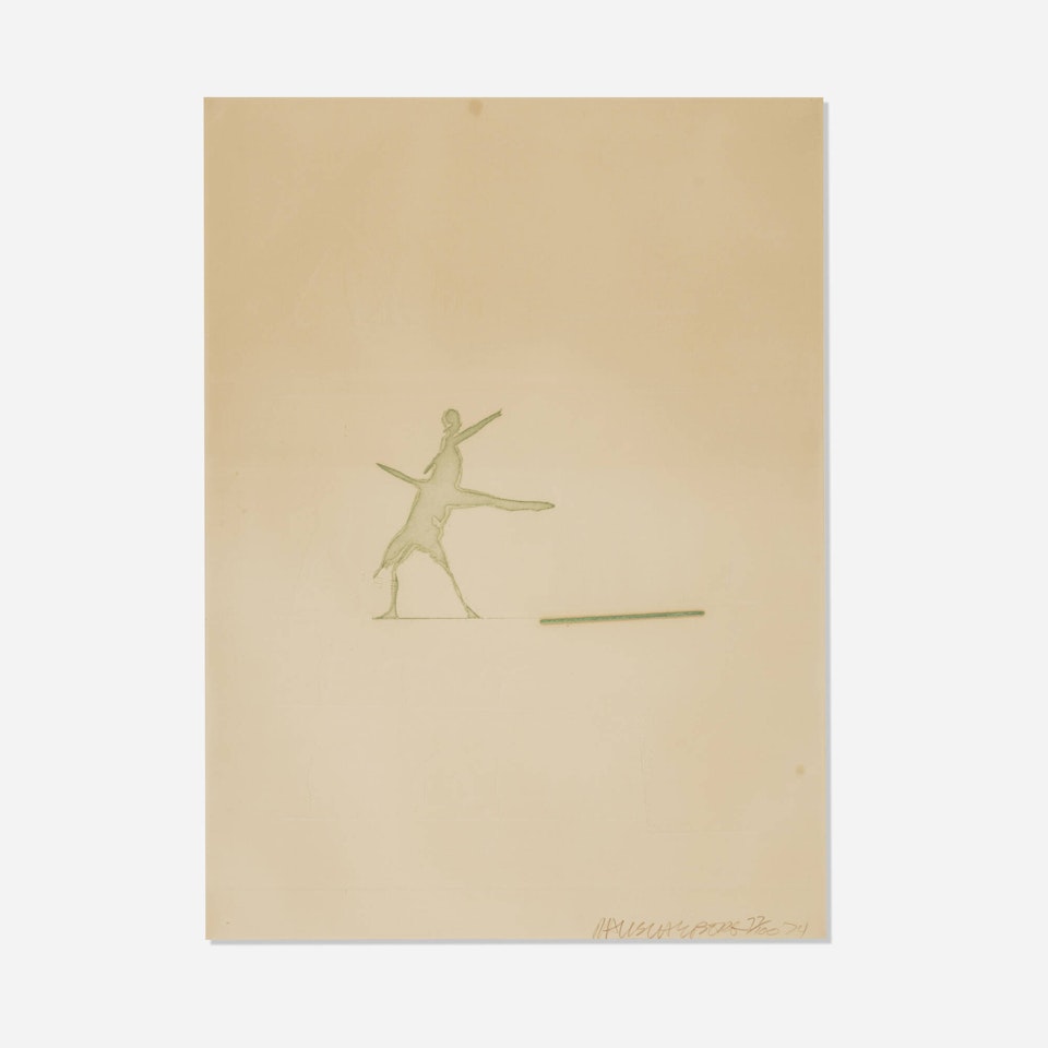 Cunningham Relief (from the Merce Cunningham portfolio) by Robert Rauschenberg
