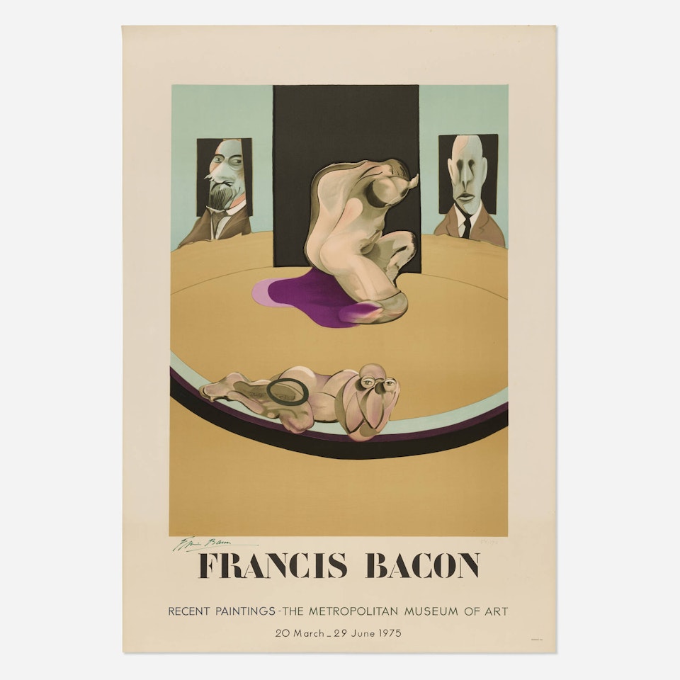 The Metropolitan Museum of Art exhibition poster by Francis Bacon