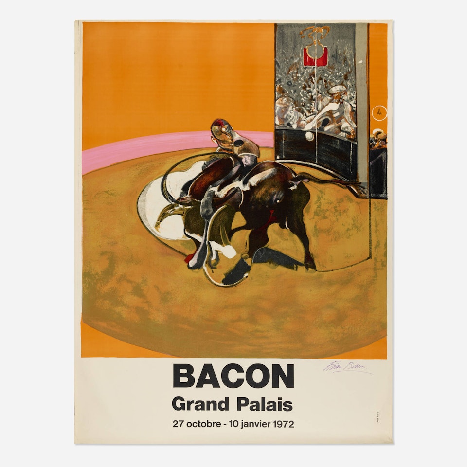 Musée du Grand Palais exhibition poster by Francis Bacon