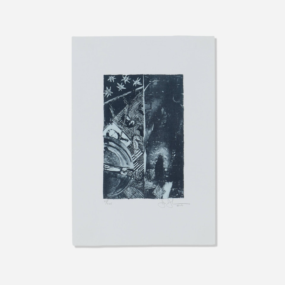 Summer (Blue) by Jasper Johns
