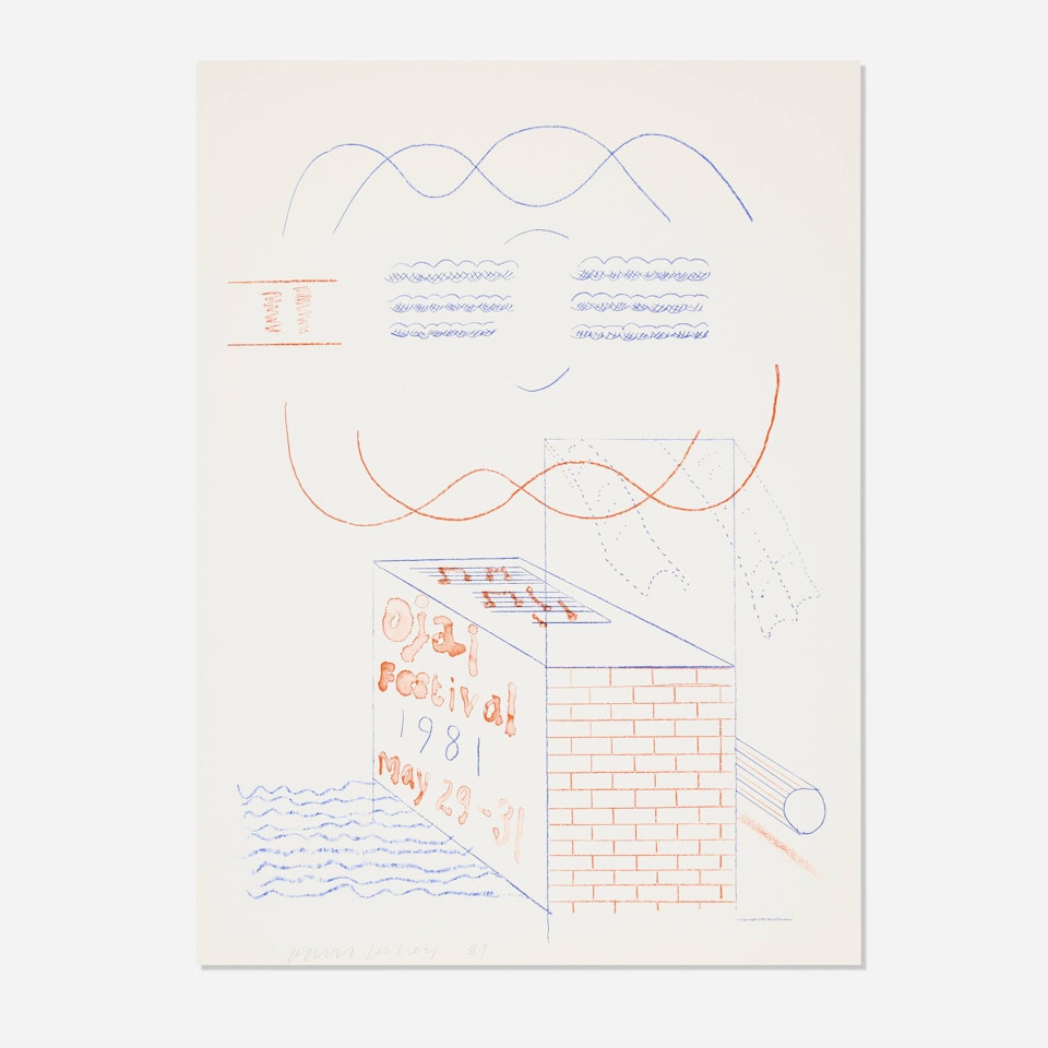 Ojai Festival by David Hockney