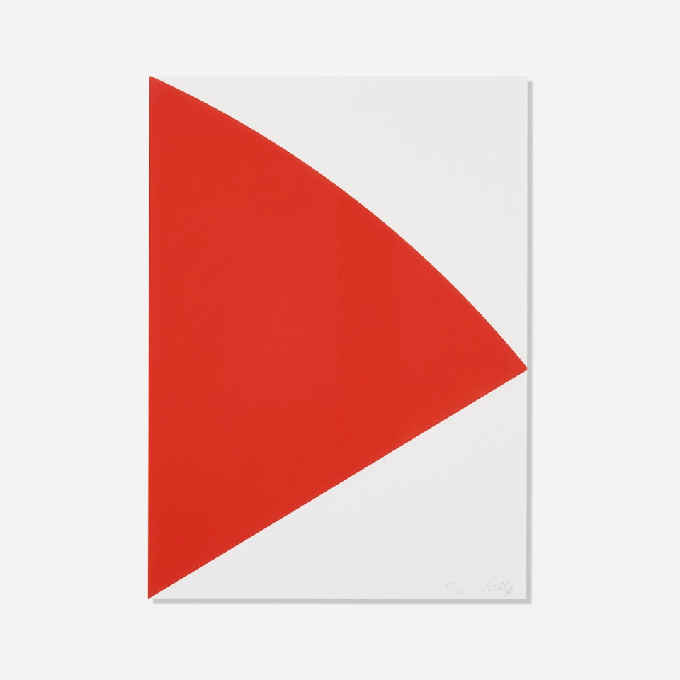 Red Curve (For Joel) by Ellsworth Kelly