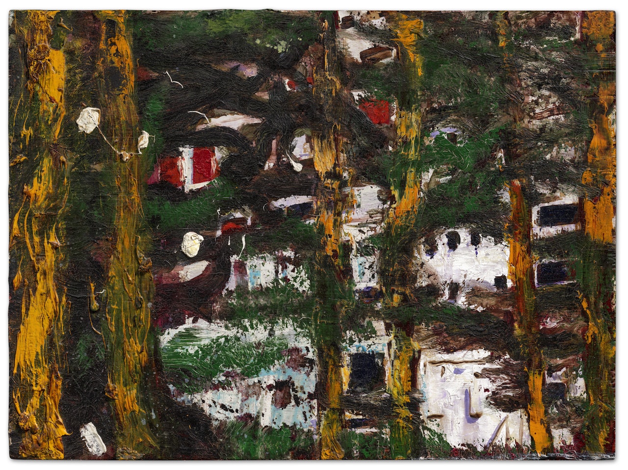 Concrete Cabin by Peter Doig