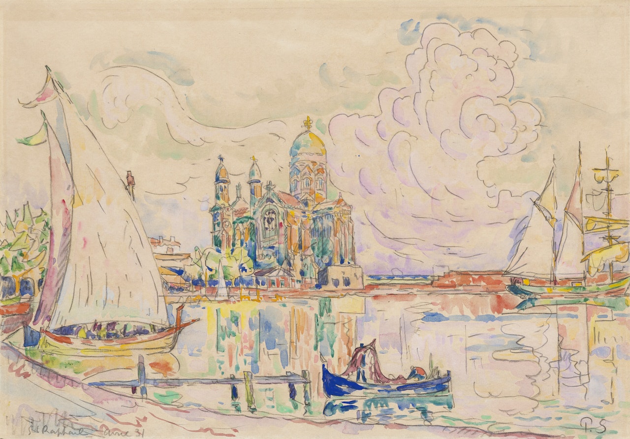 Saint-Raphäel by Paul Signac