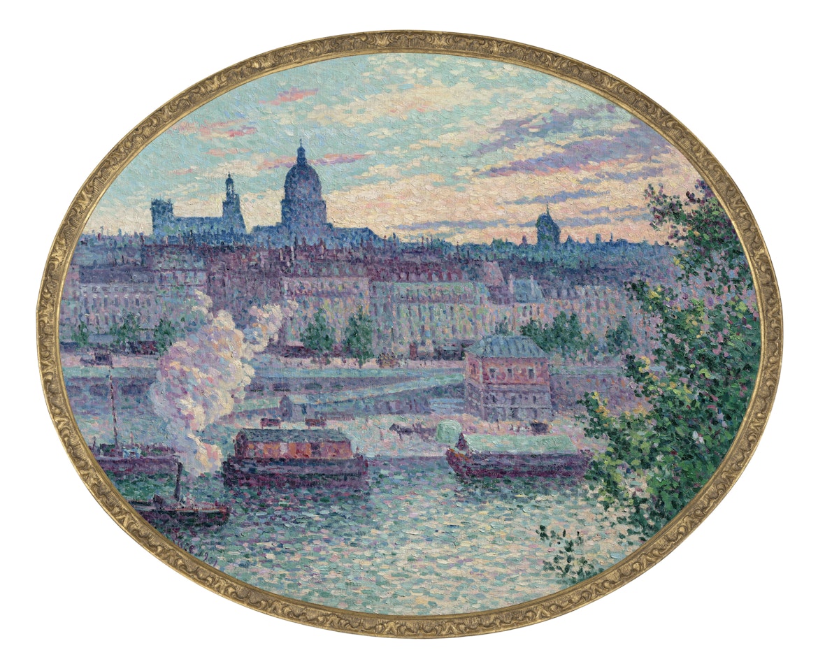 Le Quai Montebello et la Colline Sainte-Geneviève by Maximilien Luce