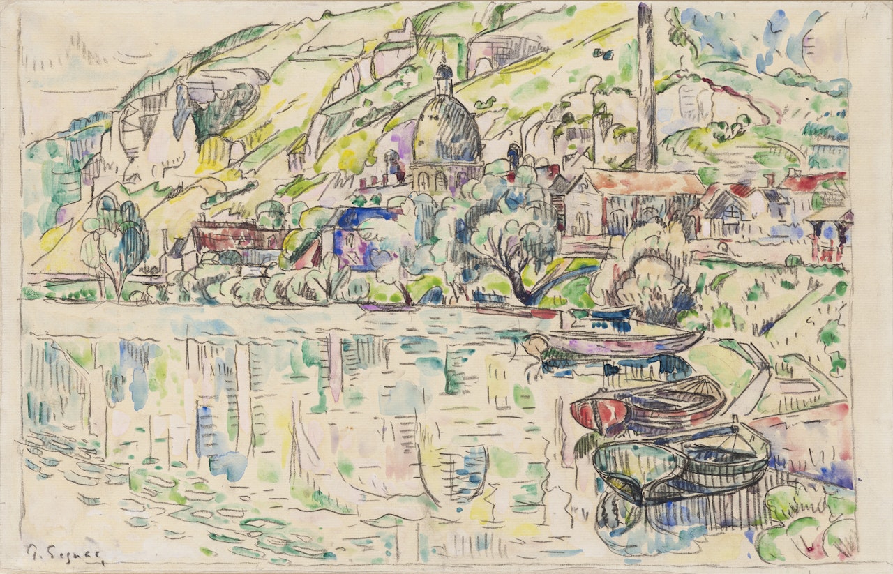 Les Andelys by Paul Signac