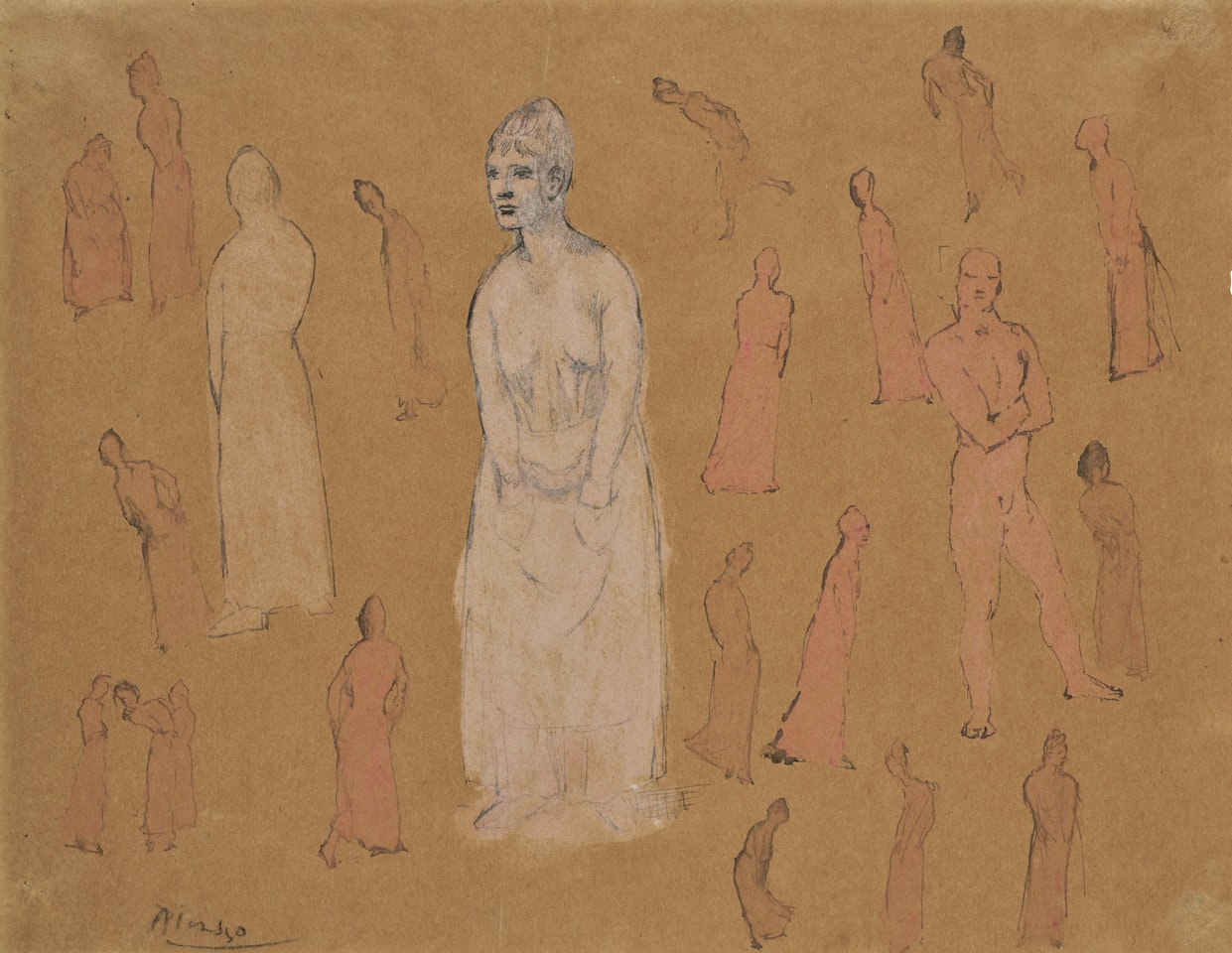 Études de personnages by Pablo Picasso