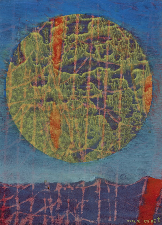 Le soleil sur terre by Max Ernst