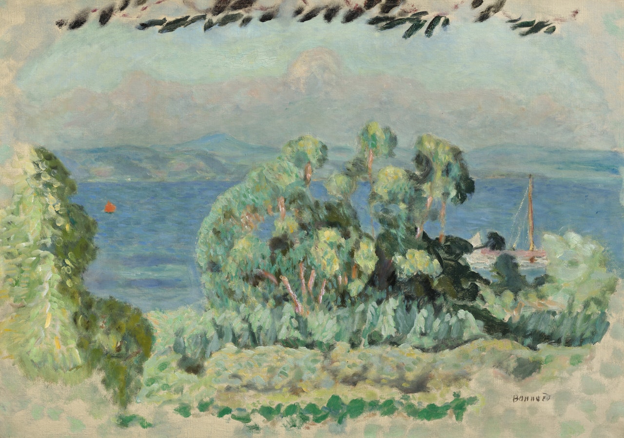 Les eucalyptus by Pierre Bonnard