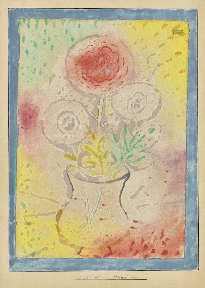 Blumenglas by Paul Klee