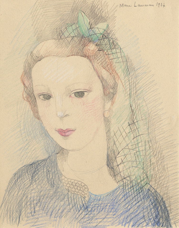 Buste de jeune femme by Marie Laurencin