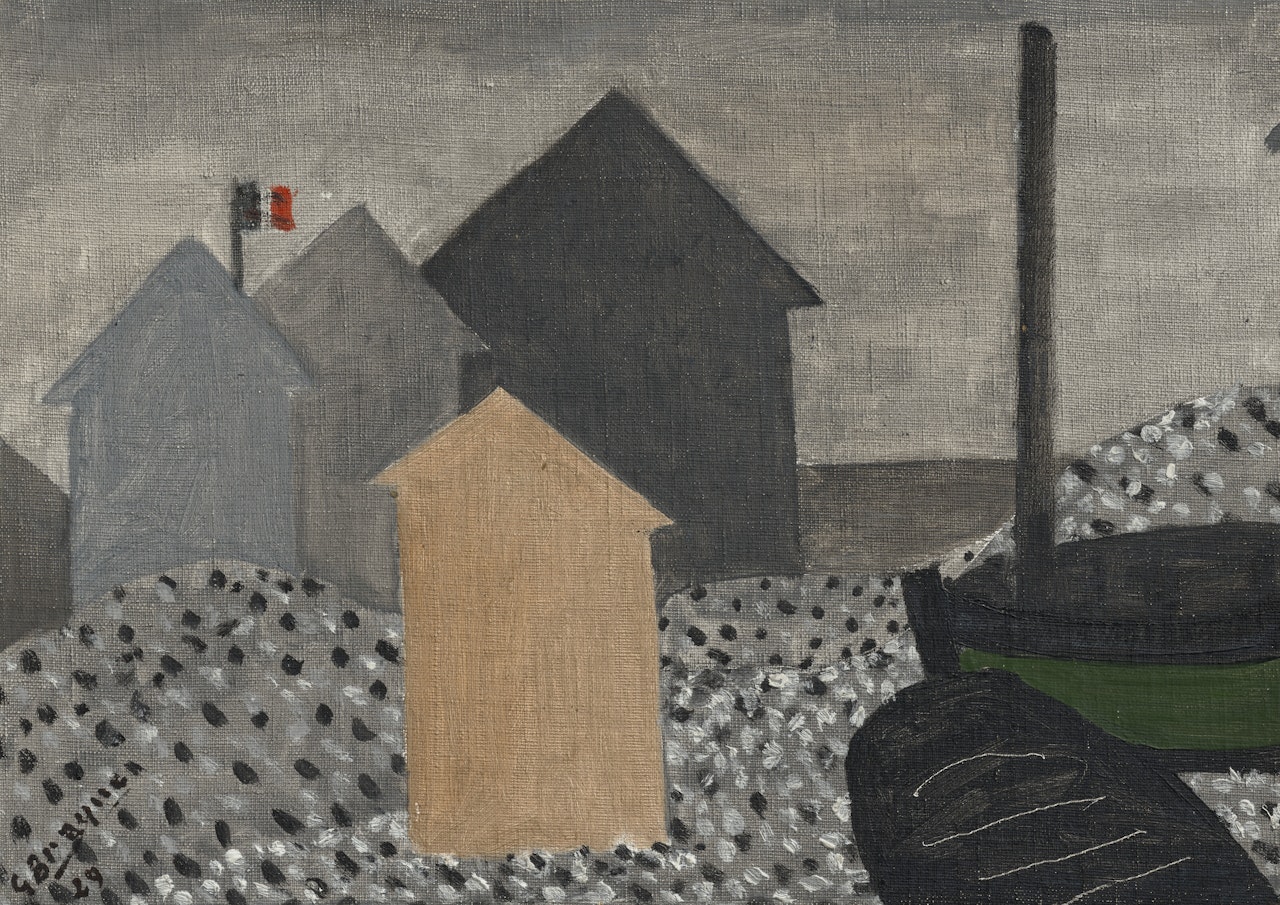 Les cabines pavoisées by Georges Braque