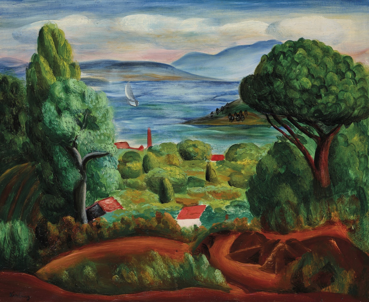 Baie de Saint-Tropez by Moïse Kisling