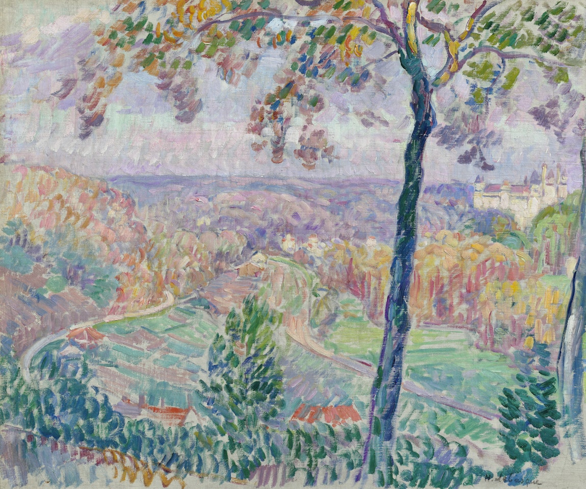 Le château de Pierrefonds et la forêt de Compiègne by Henri Lebasque