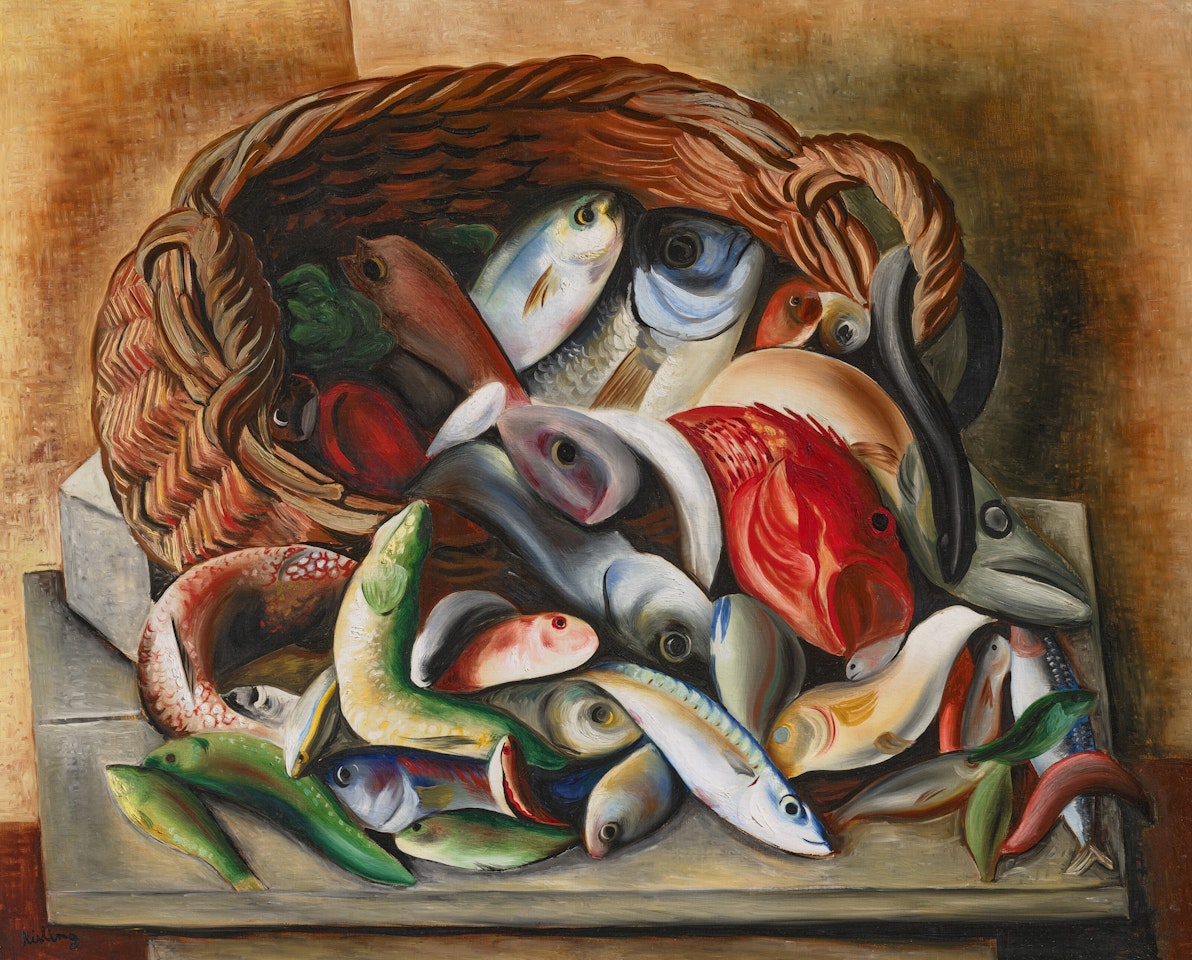 Poissons by Moïse Kisling