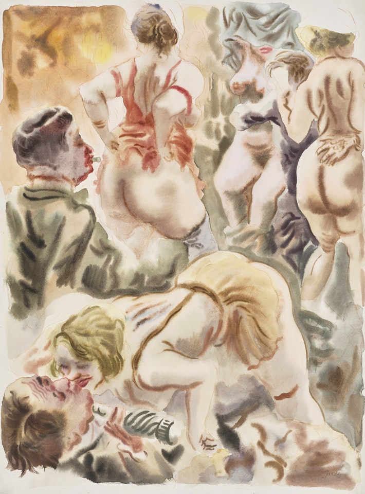 Im Bordell by George Grosz
