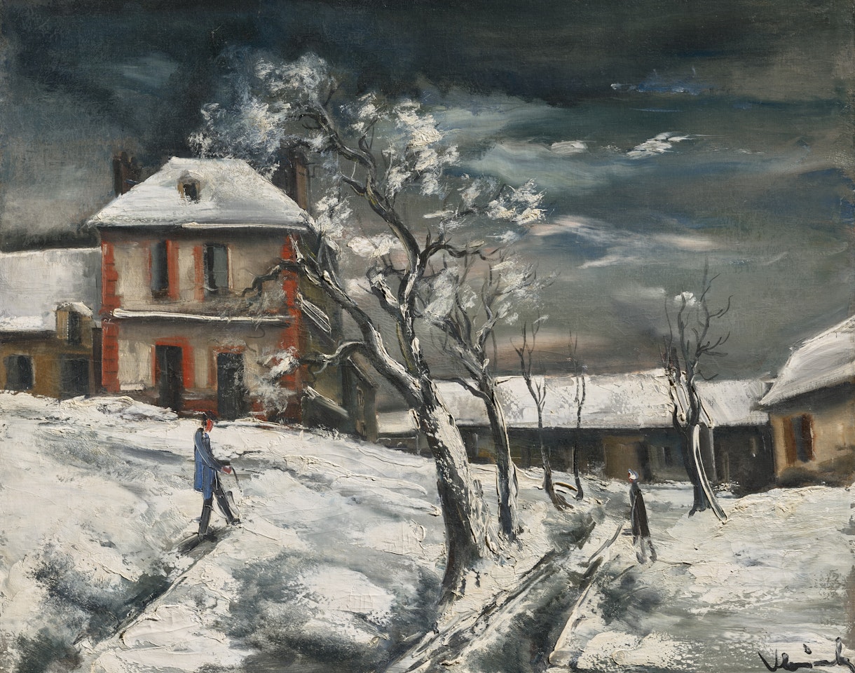 Scène de rue by Maurice de Vlaminck
