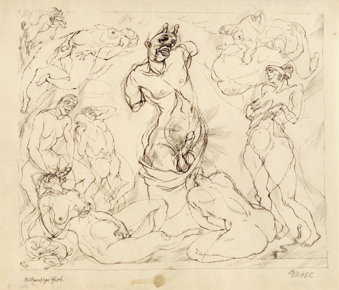 Allherrscher Eros by George Grosz