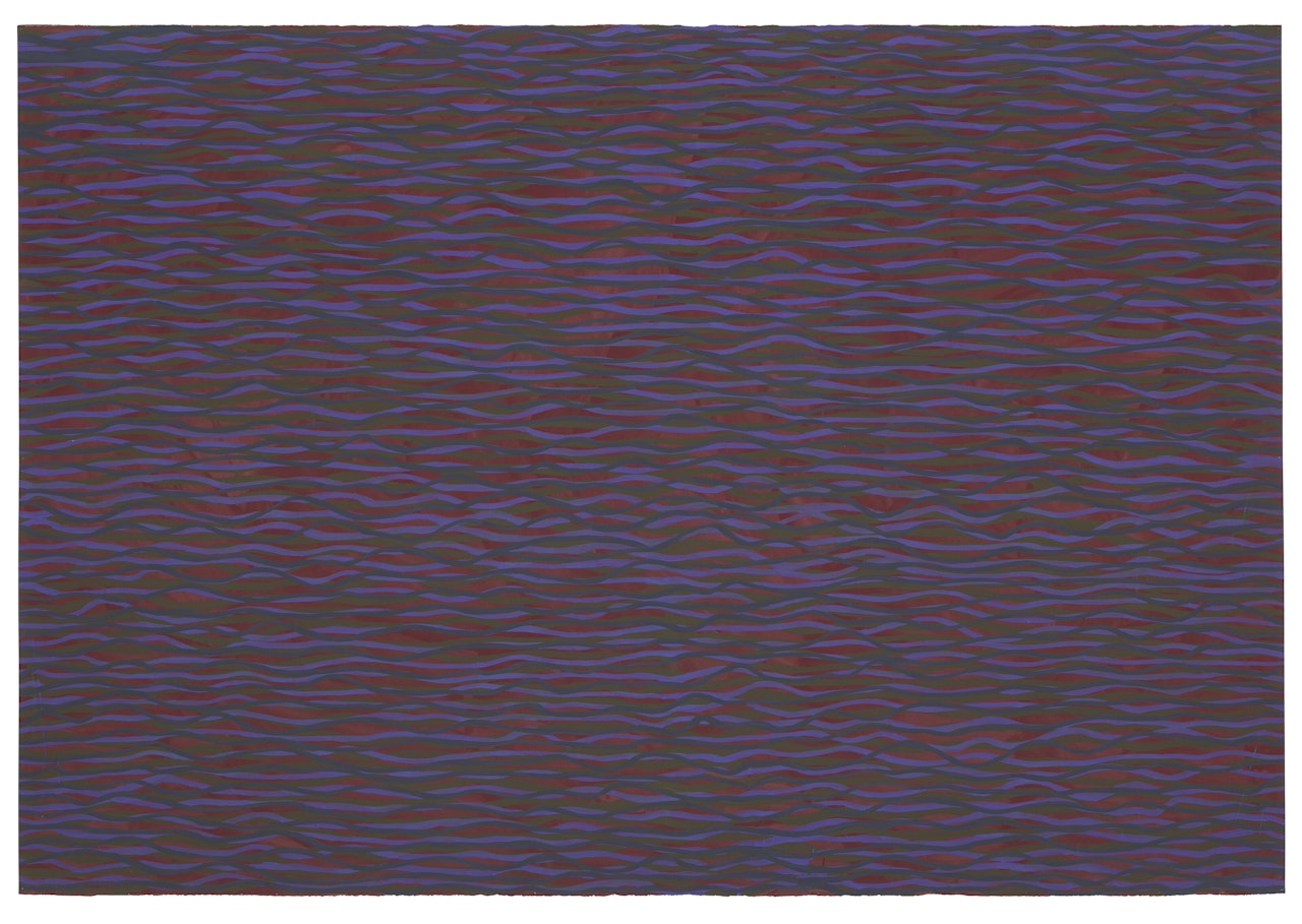 Horizontal Brushstrokes by Sol LeWitt