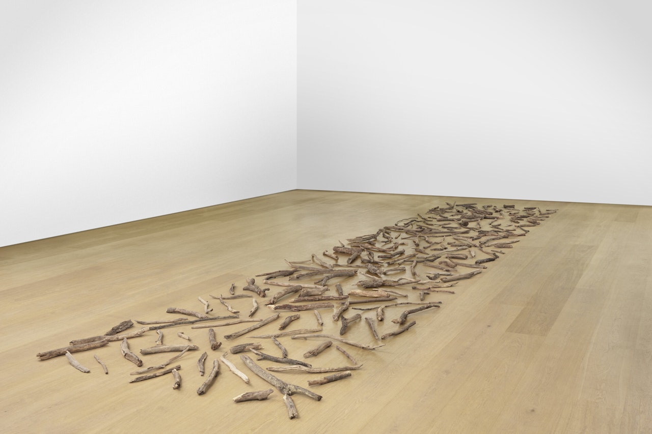 192 Pieces of Wood by Richard Long