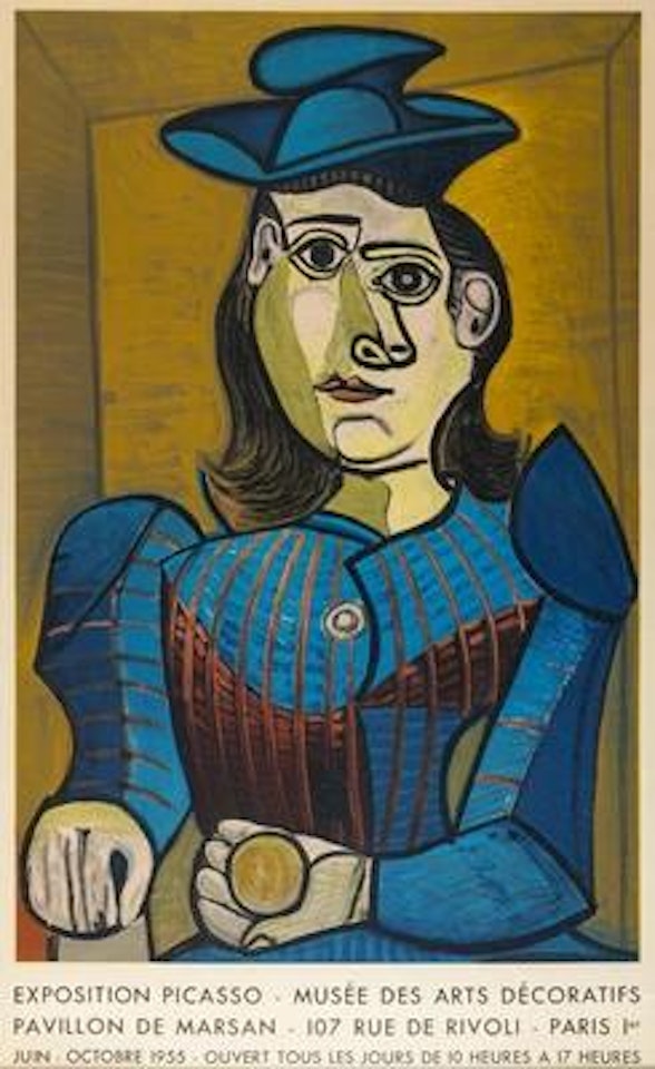 Buste de Femme au Chapeau Bleu (Dora Maar) by Pablo Picasso