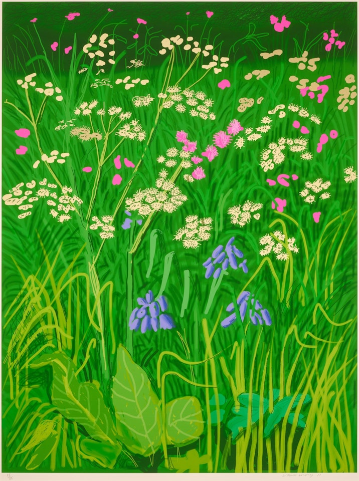 The Arrival of Spring in Woldgate, East Yorkshire in 2011 (twenty eleven) - 17 May by David Hockney