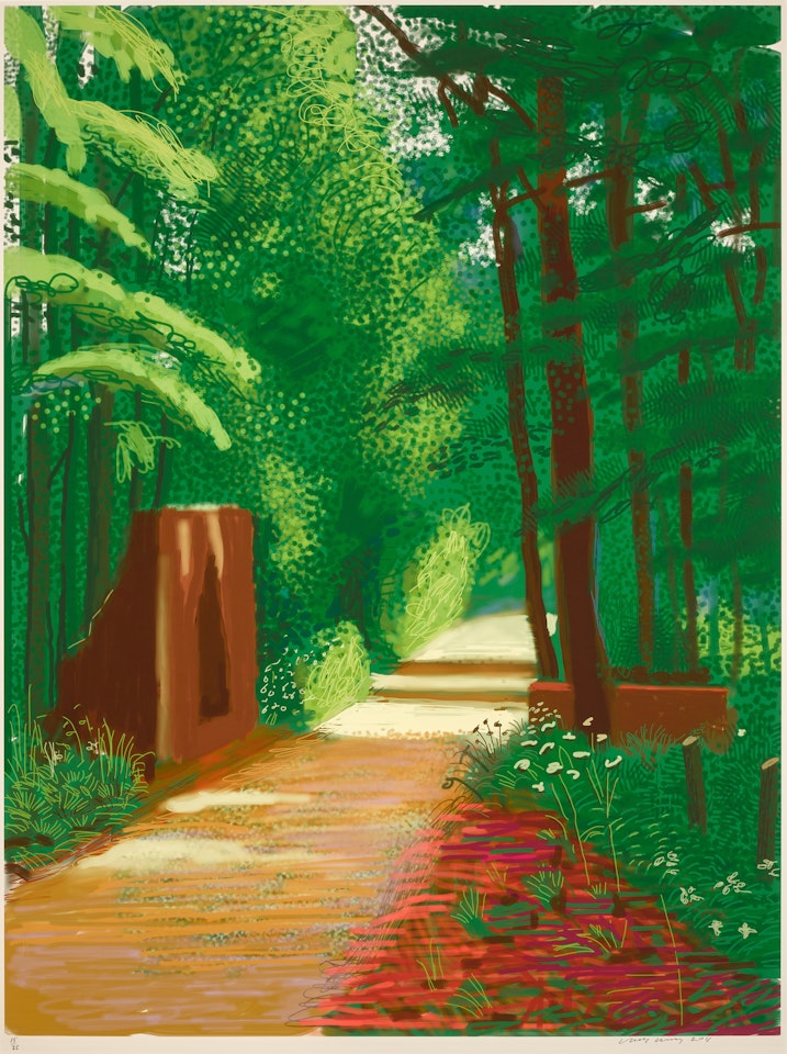 The Arrival of Spring in Woldgate, East Yorkshire in 2011 (twenty eleven) - 2 June by David Hockney