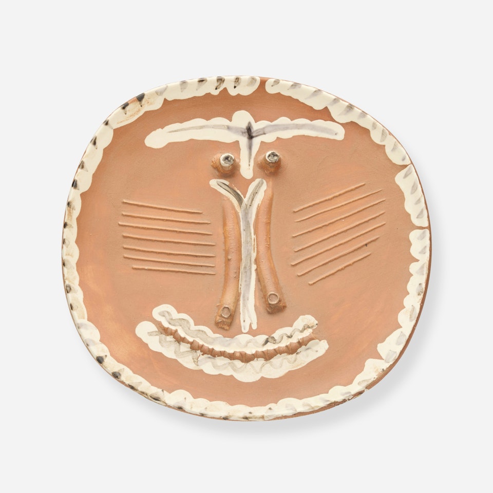 Visage au nez pincé by Pablo Picasso