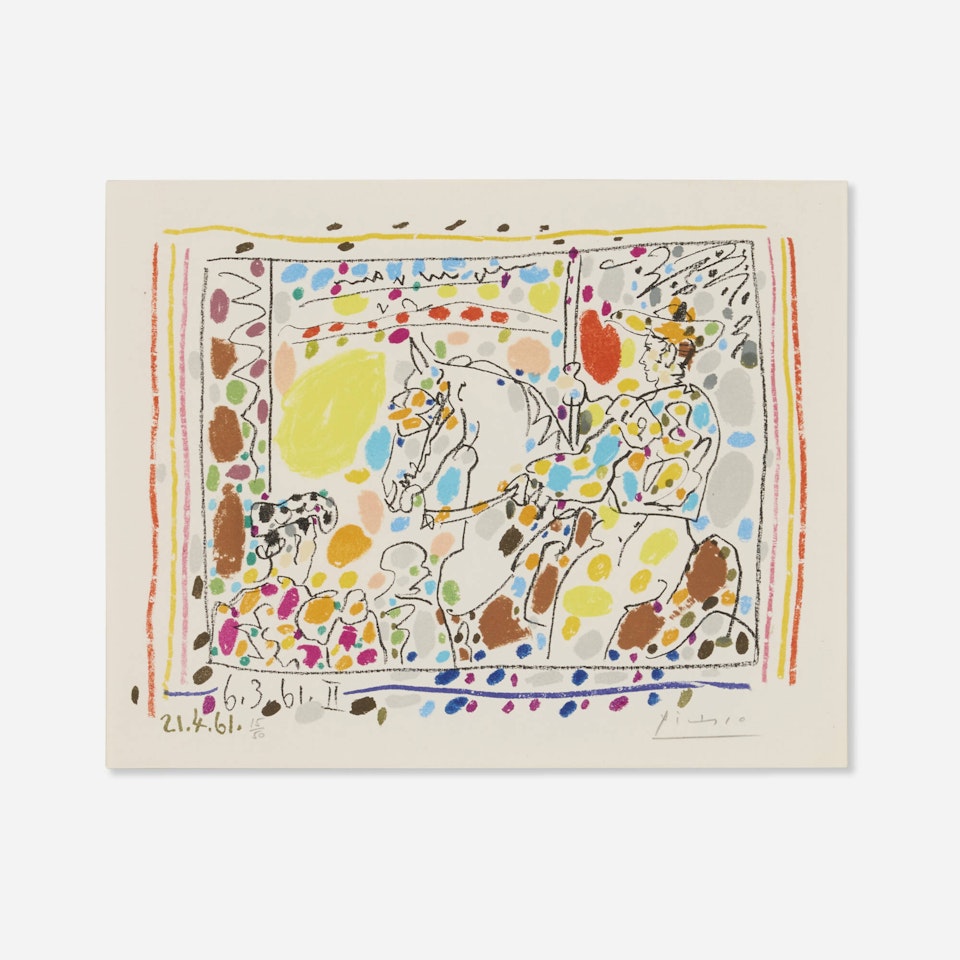 Le Picador II (from the A los Toros avec Picasso portfolio) by Pablo Picasso