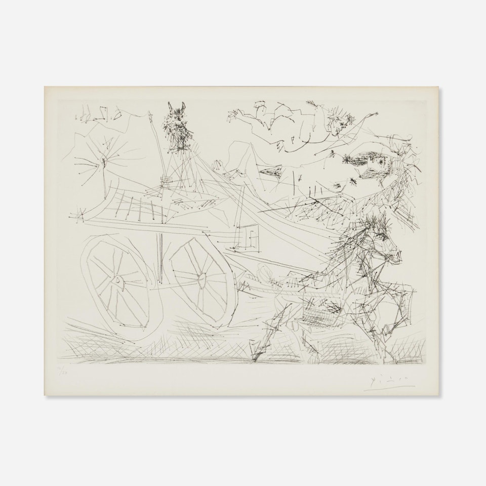 Scène mythologique by Pablo Picasso