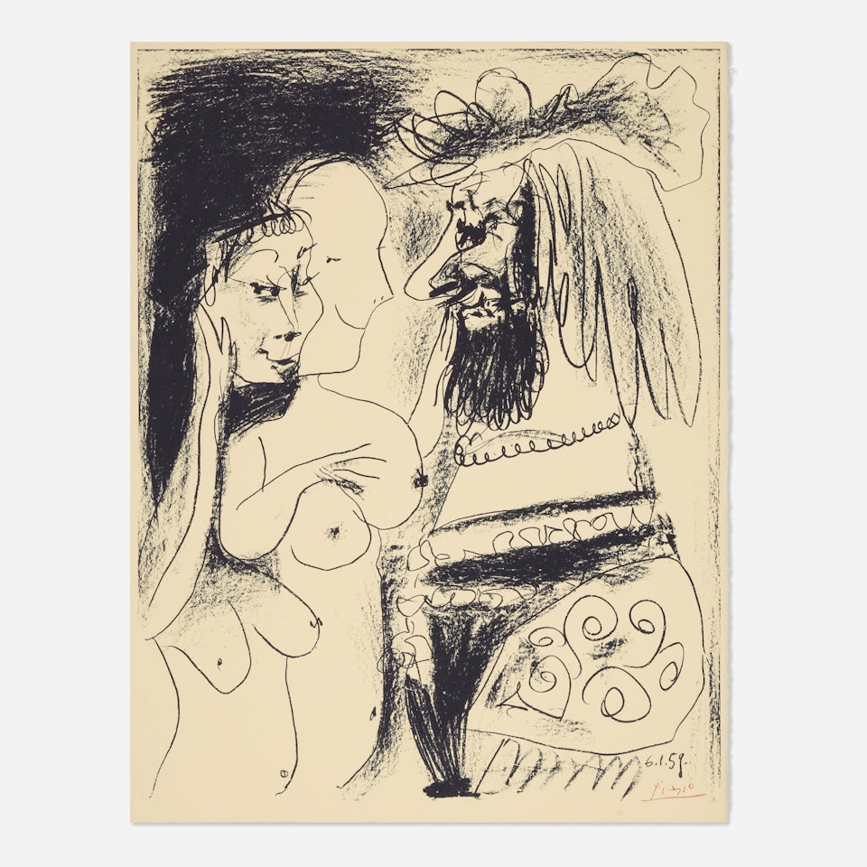 Le vieux roi by Pablo Picasso