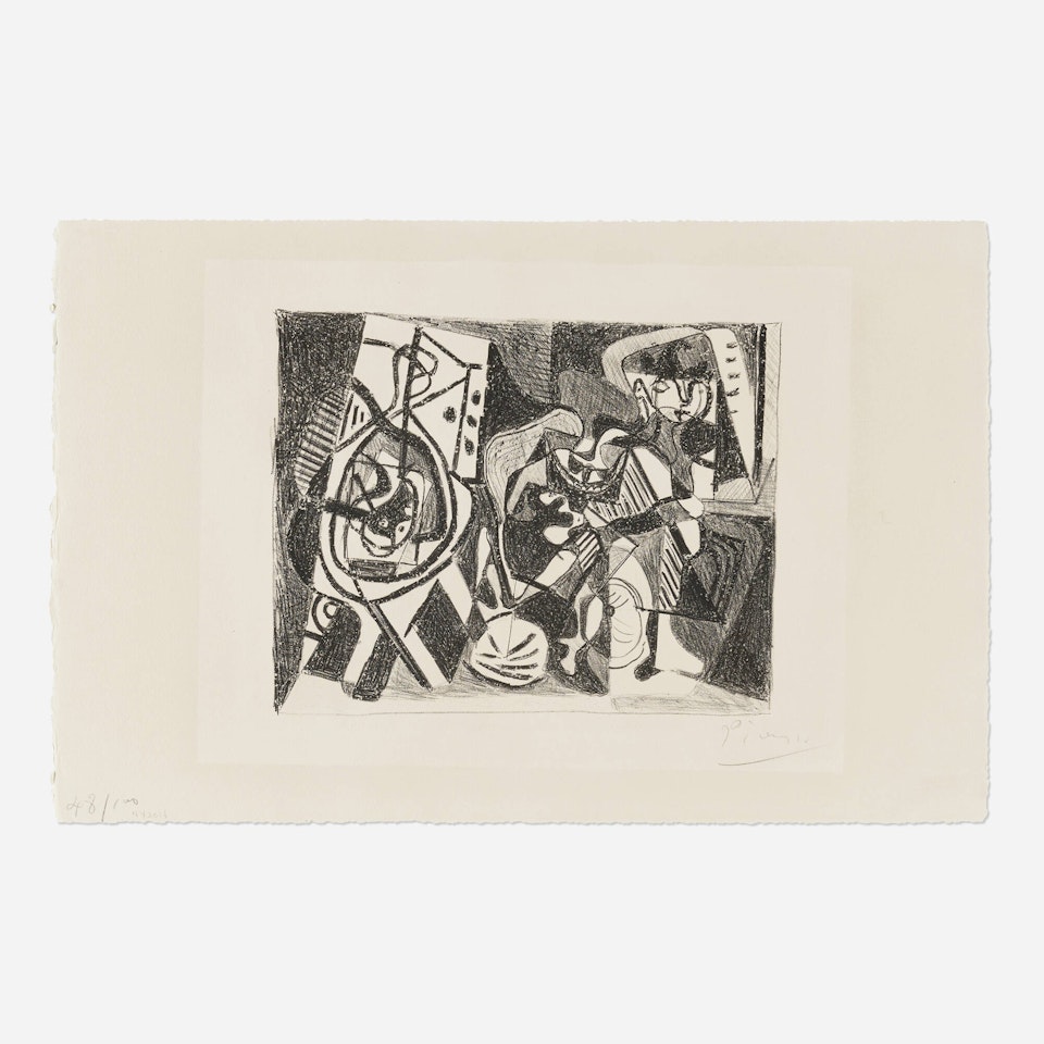 Scène d"intérieur by Pablo Picasso