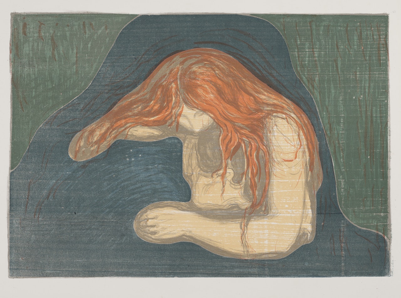Vampire II by Edvard Munch