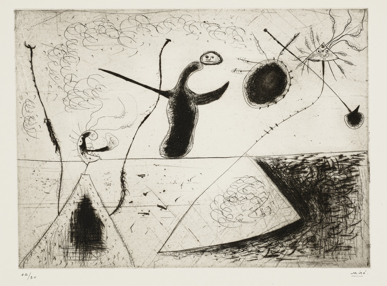 La ligne d"horizon by Joan Miró