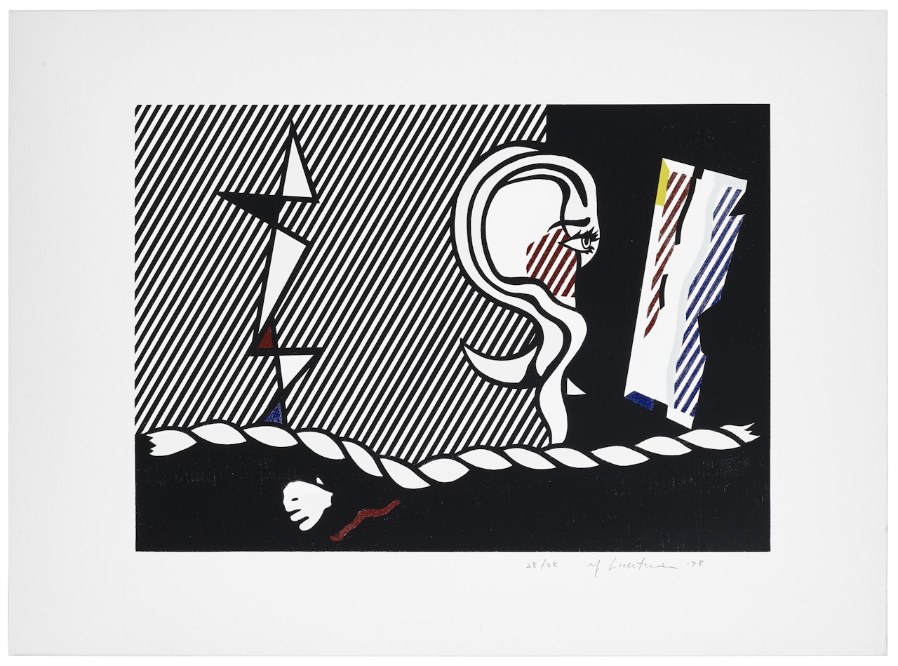 Figures with Rope, from Surrealist Series by Roy Lichtenstein