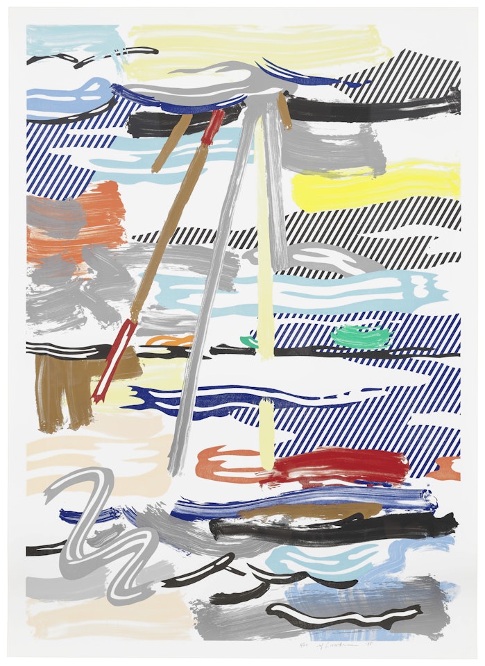 Sunshine through the Clouds, from Landscape Series by Roy Lichtenstein